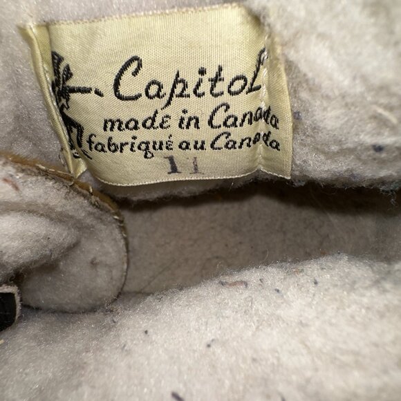 Rare Vintage Capitol Sealskin Boots  Made in Canada  Men's Size 11 - Picture 8 of 9